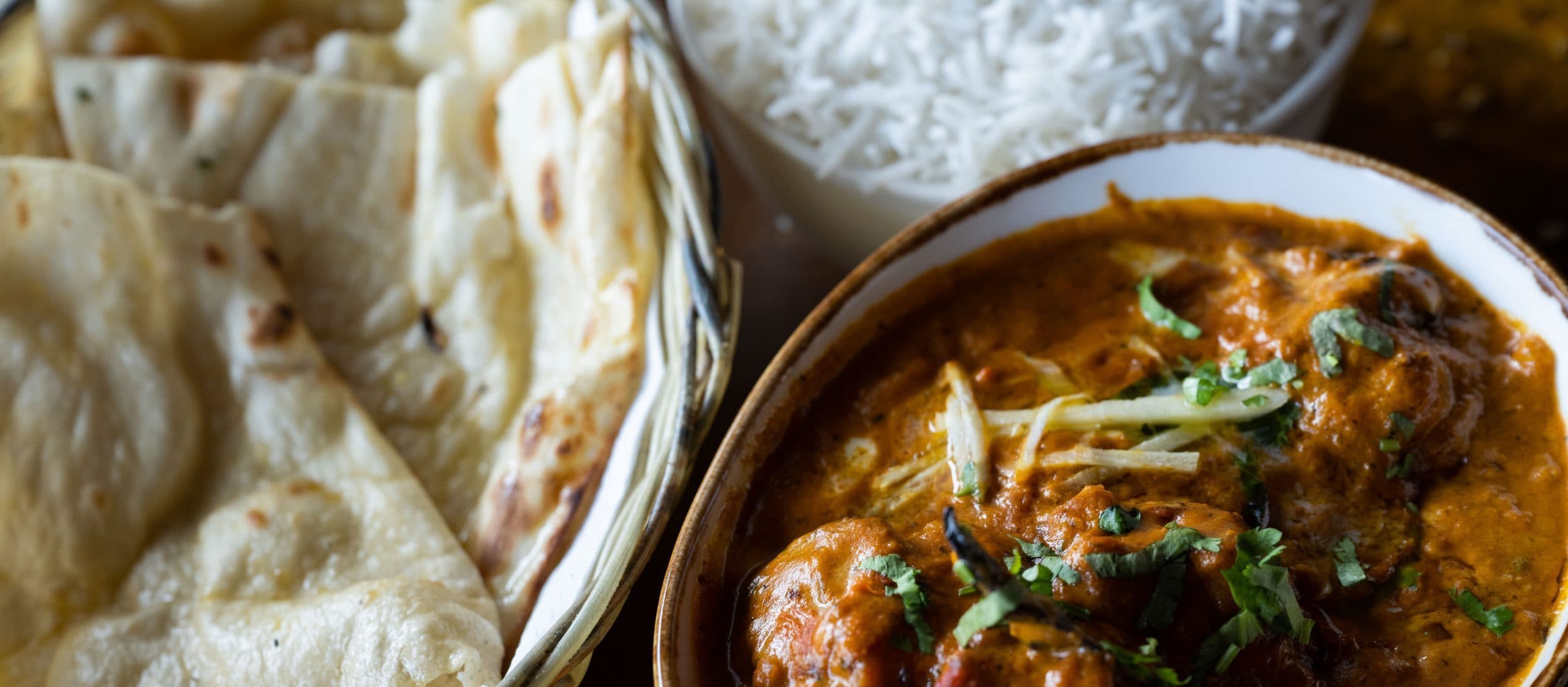 Curry with Rice and naan